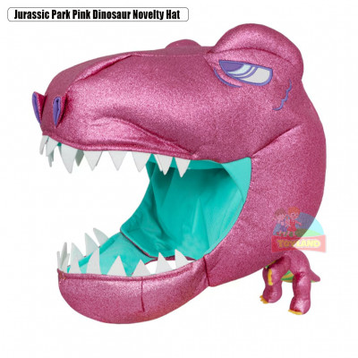 Jurassic Park Pink Dinosaur Novelty Hat